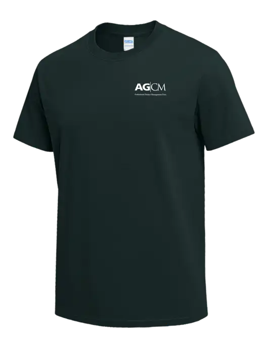 Dark Green Heavyweight 6.1 oz T-Shirt w/AG|CM Logo