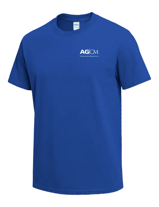 Dark Royal Heavyweight 6.1 oz T-Shirt w/AG|CM Logo
