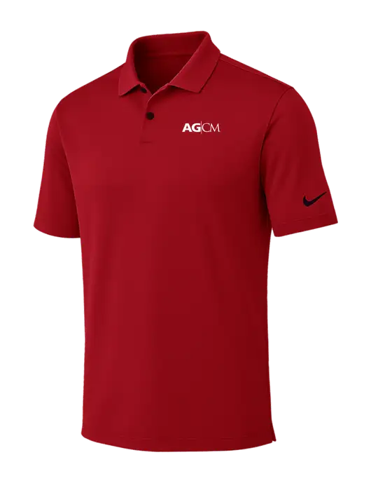 Nike Red Dri-FIT Vapor Polo w/AG|CM Logo