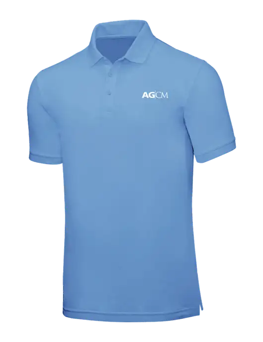 Carolina Blue Core Classic Pique w/AG|CM Logo