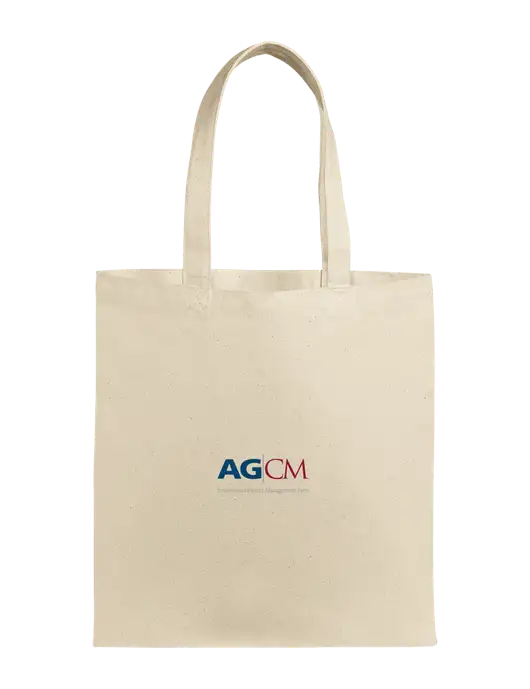 Eco Blend Natural Canvas Tote w/AG|CM Logo