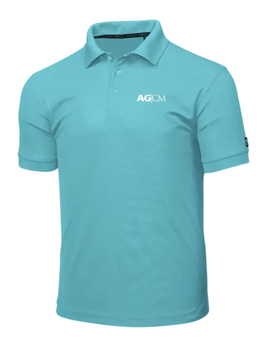 OGIO Light Sapphire Caliber 2.0 Polo w/AG|CM Logo