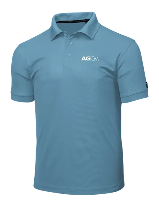 OGIO Light Slate Blue Caliber 2.0 Polo w/AG|CM Logo