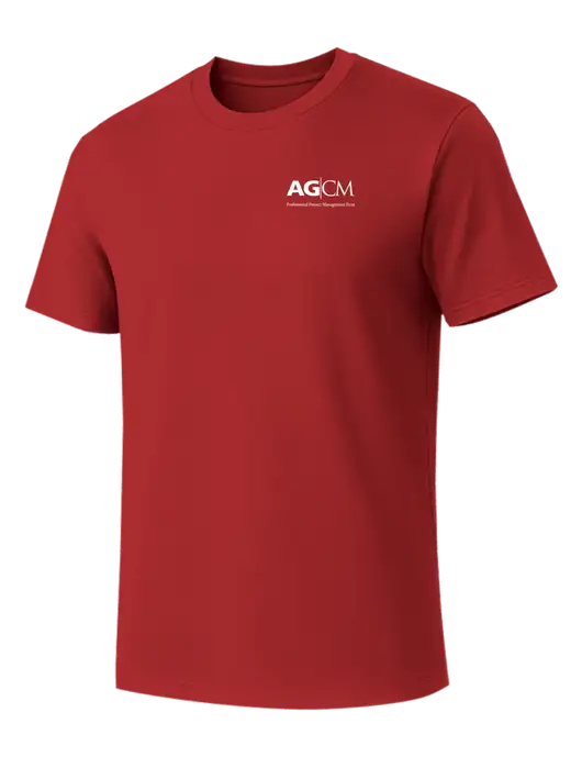 Allmade Revolution Red Organic Cotton Tee w/AG|CM Logo