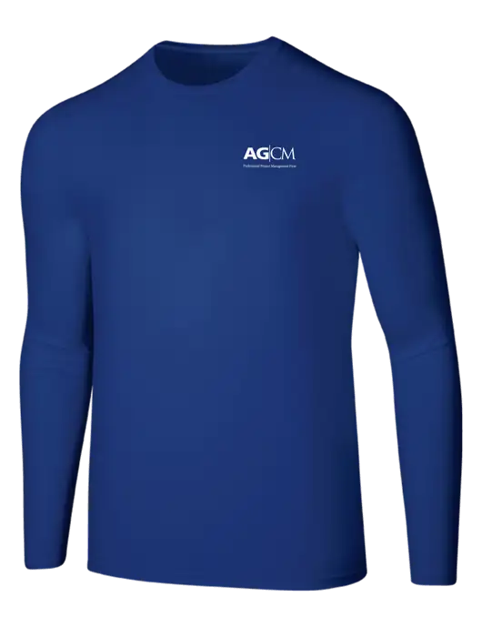 Seriously Soft Dark Royal Long Sleeve T-Shirt w/AG|CM Logo