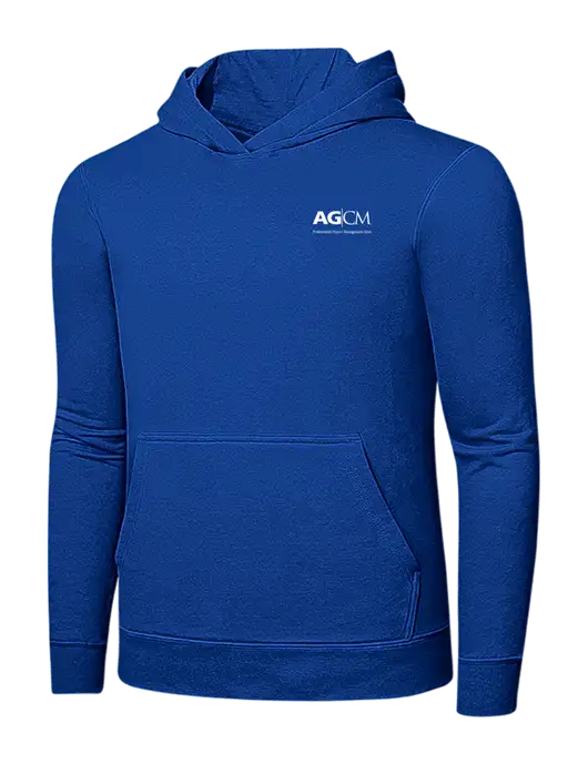 True Royal 7.8 oz Ring Spun Hooded Sweatshirt w/AG|CM Logo