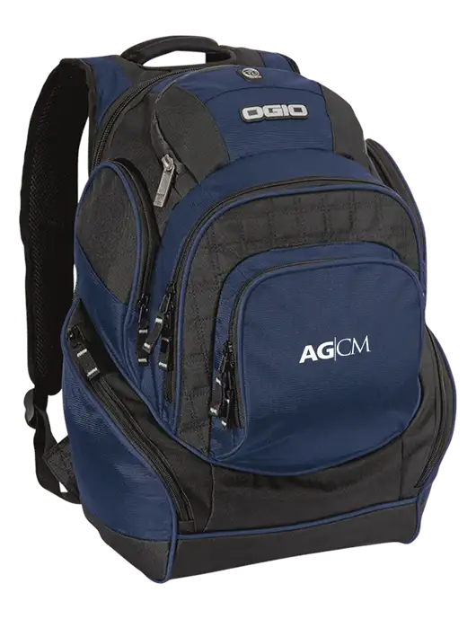 OGIO Navy Mastermind Pack w/AG|CM Logo