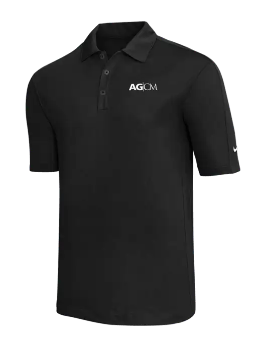 Nike Black Tech Sport Dri-FIT Polo w/AG|CM Logo