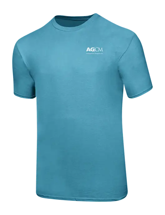 Ring Spun Light Sapphire 4.5 oz T-Shirt w/AG|CM Logo