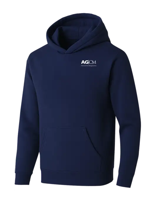 BELLA+CANVAS Navy Sponge Fleece Pullover Hoodie w/AG|CM Logo