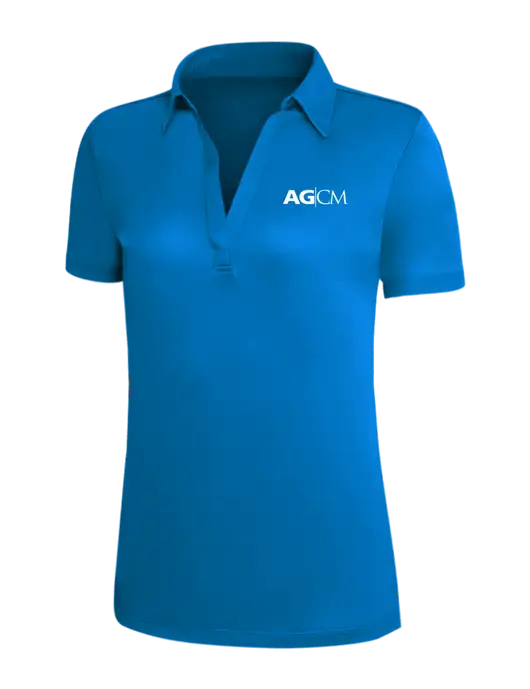 Royal Blue Silk Touch Womens Performance Polo w/AG|CM Logo
