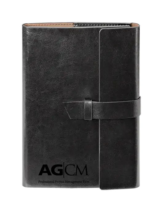 Fabrizio Black 6.875 x 9.56 Portfolio w/AG|CM Logo