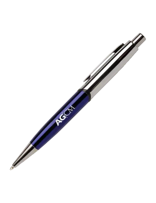 Chimera Blue Pen - Black Ink w/AG|CM Logo