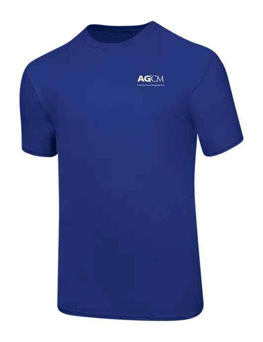 Ring Spun Royal 4.5 oz T-Shirt w/AG|CM Logo