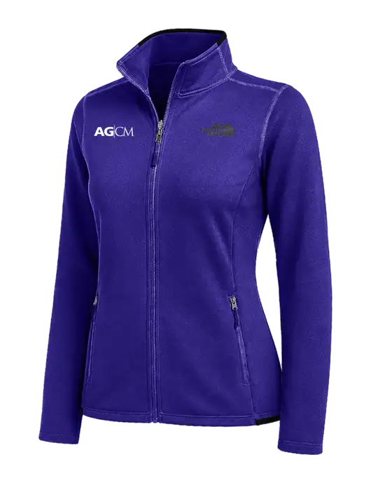 The North Face Womens Dark Royal Skyline Full-Zip Fleece Jacket w/AG|CM Logo