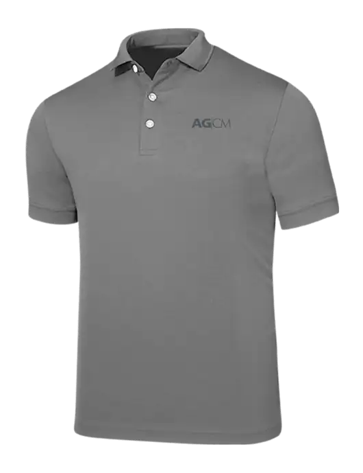 Callaway Ottoman Medium Grey Polo w/AG|CM Logo