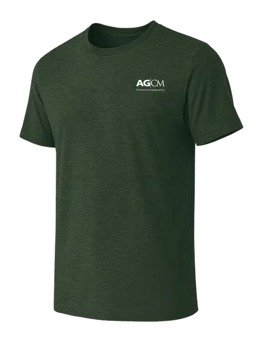 BELLA+CANVAS Heather Forest CVC Short Sleeve Tee w/AG|CM Logo