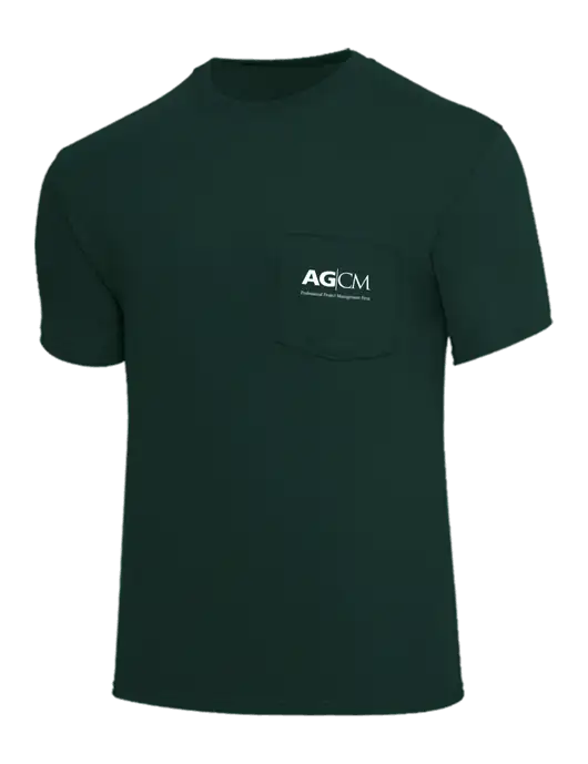 Core Blend Dark Green Pocket T-Shirt w/AG|CM Logo