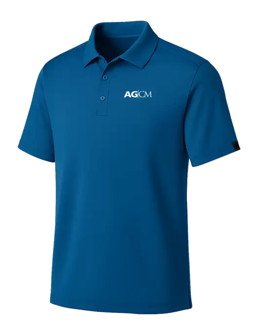 OGIO Royal Blue Framework Polo w/AG|CM Logo