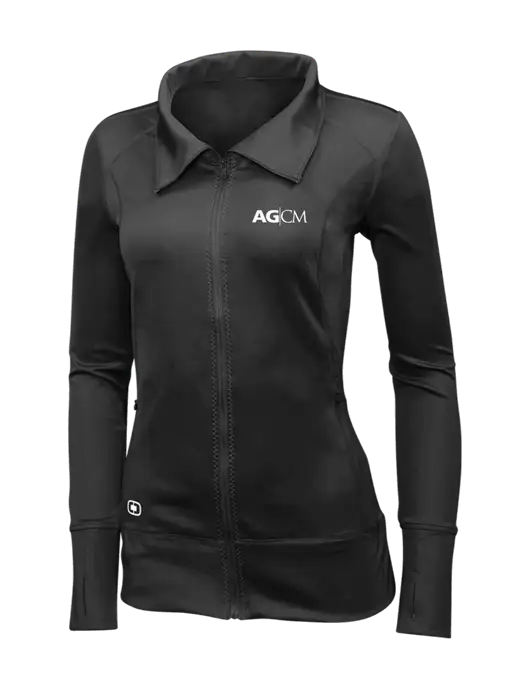 OGIO Blacktop Womens Endurance Fulcrum Full-Zip w/AG|CM Logo