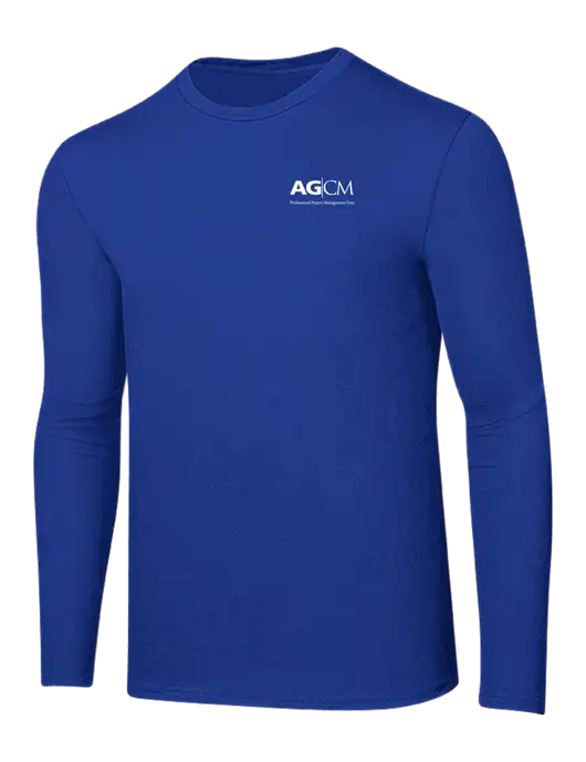 Ring Spun True Royal 4.5 oz Long Sleeve T-Shirt w/AG|CM Logo