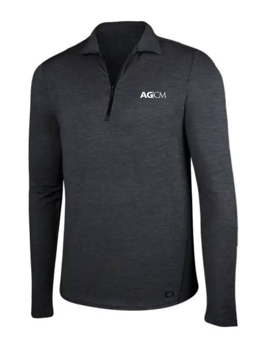 OGIO Blacktop Heather Endurance Force 1/4 Zip w/AG|CM Logo