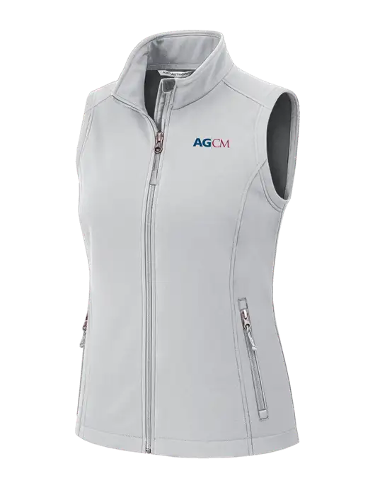 Marshmellow Womens Core Soft Shell Vest w/AG|CM Logo