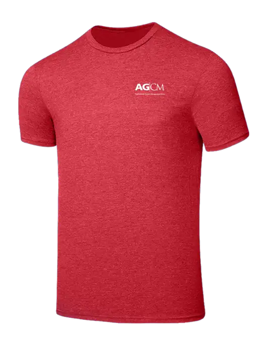 Seriously Soft Heathered Red T-Shirt w/AG|CM Logo