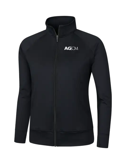 Womens Black NRG Fitness Jacket w/AG|CM Logo
