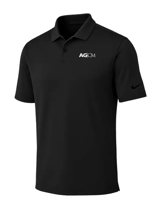 Nike Black Dri-FIT Vapor Polo w/AG|CM Logo