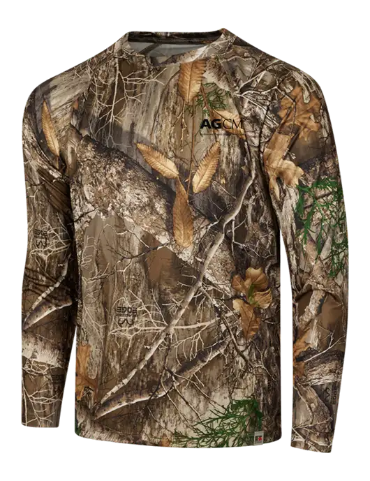 Russell Outdoors Realtree Edge Camo Performance Long Sleeve T-Shirt w/AG|CM Logo