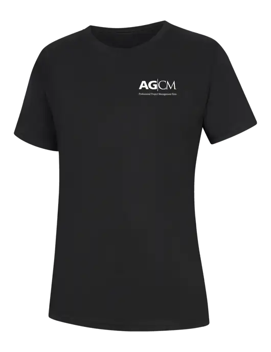 Womens Black Core Blend Tee w/AG|CM Logo