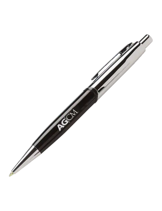 Chimera Black Pen - Black Ink w/AG|CM Logo