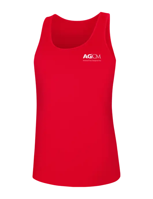 Womens Red PosiCharge Competitor Racerback Tank w/AG|CM Logo