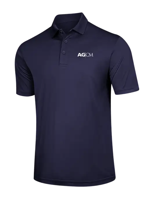 Navy PosiCharge Competitor Polo w/AG|CM Logo
