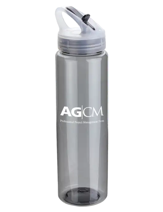 Buddy Smoke 32 oz PET Bottle with Flip Lid w/AG|CM Logo