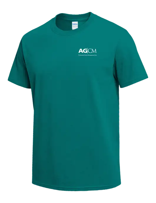 Teal Heavyweight 6.1 oz T-Shirt w/AG|CM Logo