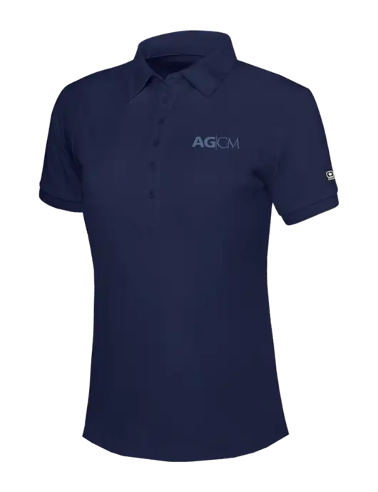 OGIO Womens Navy Jewel Polo w/AG|CM Logo
