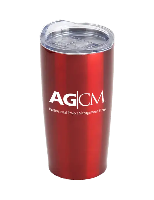 Society Red 20 oz Insulated Tumbler w/AG|CM Logo