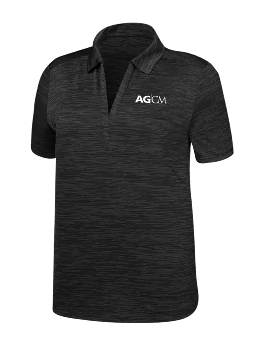 Callaway Womens Black Broken Stripe w/AG|CM Logo