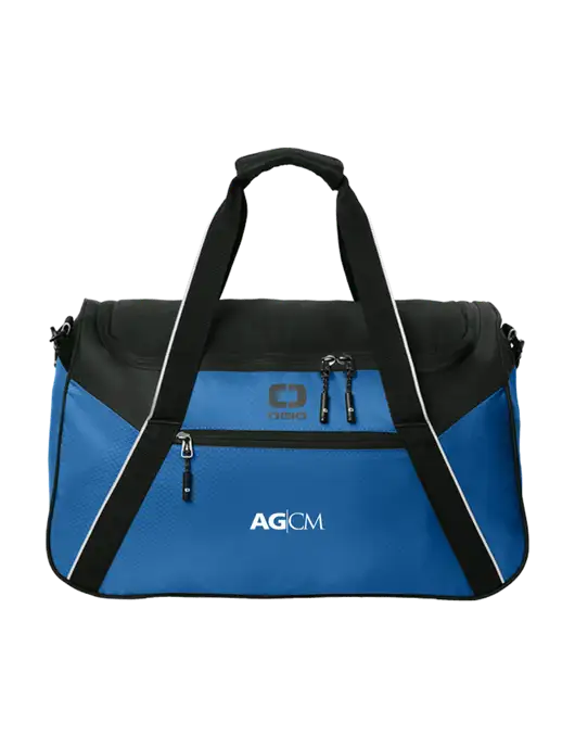 OGIO Light Navy/Black Inception Duffel w/AG|CM Logo