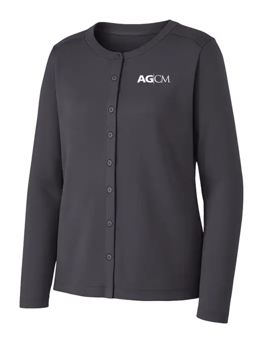 Grey Smoke Womens Concept Stretch Button-Front Cardigan Sweater w/AG|CM Logo