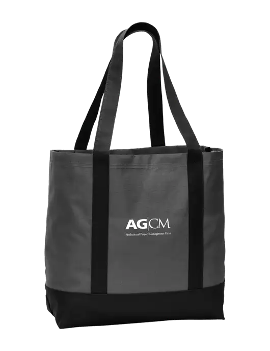 Carryall Charcoal/Black Day Tote Dark w/AG|CM Logo