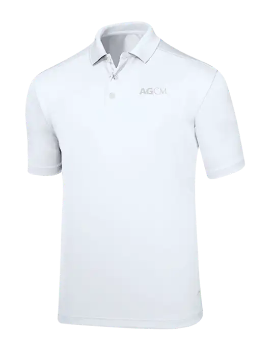 Callaway Core Bright White Performance Polo w/AG|CM Logo