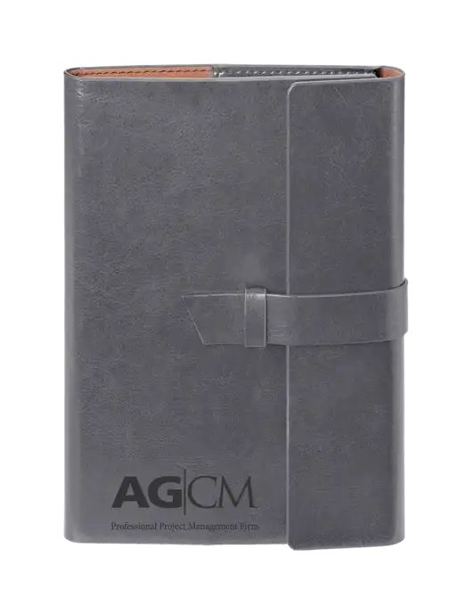 Fabrizio Grey 6.875 x 9.56 Portfolio w/AG|CM Logo