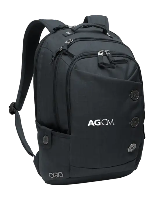 OGIO Storm Grey Ladies Melrose Pack w/AG|CM Logo