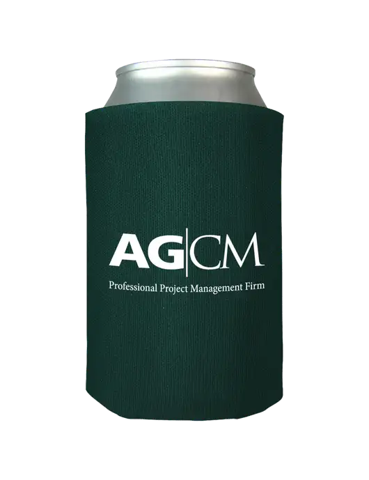 Dark Green Foam Coolie w/AG|CM Logo