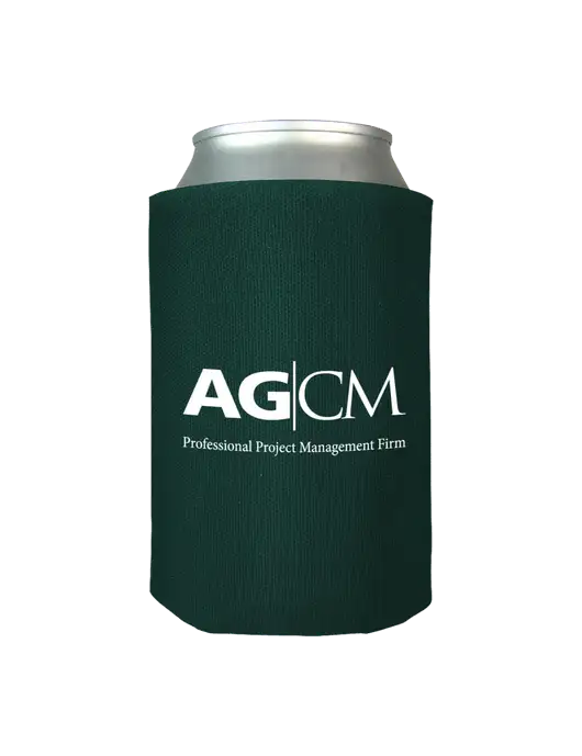 Dark Green Foam Coolie w/AG|CM Logo