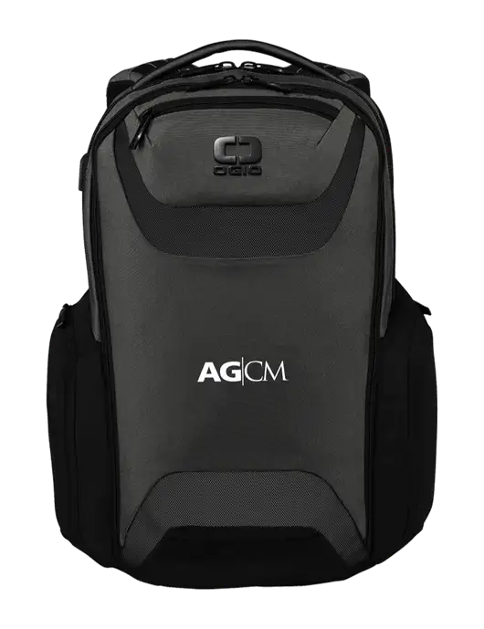 OGIO Tarmac Charcoal Connected Pack w/AG|CM Logo