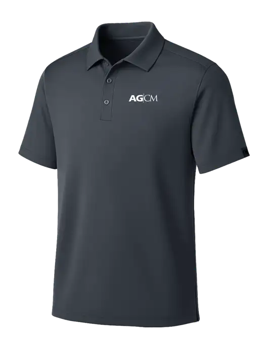 OGIO Dark Grey Framework Polo w/AG|CM Logo